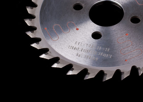 कस्टम हाई ग्रेड डायमंड PCD एलिमेंट सिक्स टिप्स के साथ Diamon Circular Saw Blade 120x2.0x30mm