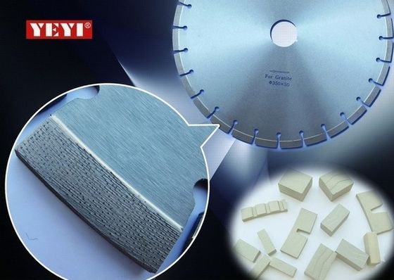 350mm लेजर वेल्डेड Arix हीरा ब्लेड / ग्रेनाइट या संगमरमर देखा ब्लेड Longlife