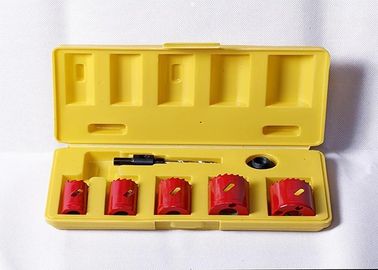 7pc एचएसएस Bimetal छेद देखा स्टेनलेस स्टील एम 3 / M42 के साथ Arbors / एडाप्टर