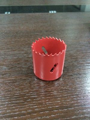 7/8 &quot;29mm 64mm 9pc एचएसएस पिच दांत धातु छेद काटने ड्रिल के लिए सेट देखा