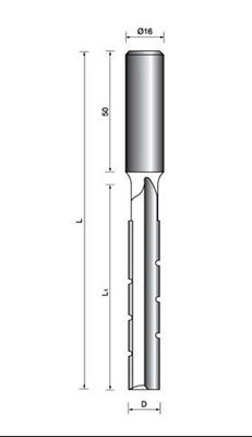 कस्टम माइक्रो - अनाज कार्बाइड टिप्स mortising TCT ड्रिल बिट्स (16mm टांग)