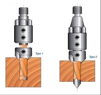 अनुकूलित OEM ब्रैड बिंदु, वी बिंदु TCT Countersink कटर
